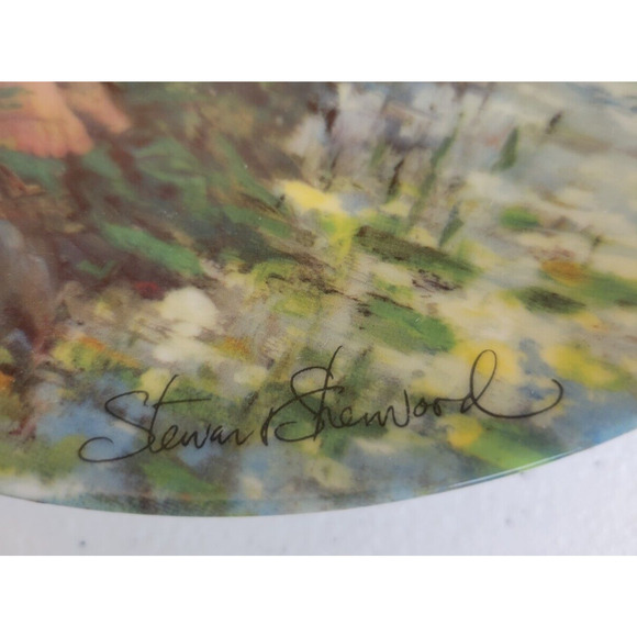 A Quiet Moment by Stewart Sherwood Plate Dominion China w/ COA & Box 12663A - Picture 11 of 11